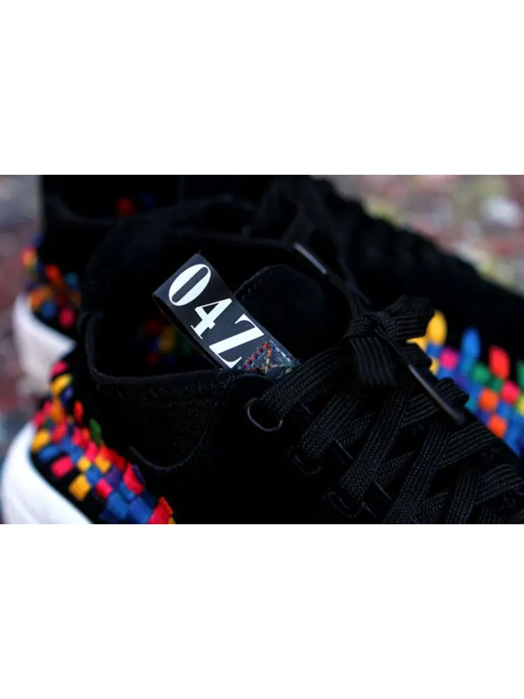 Кроссовки Nike Air Footscape Wvn Chkka Prm Qs — изображение 4 из 9, черный/черный-белый