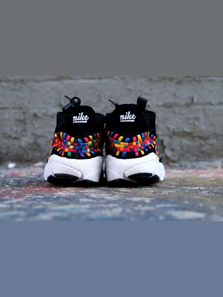 Кроссовки Nike Air Footscape Wvn Chkka Prm Qs — изображение 7 из 9, черный/черный-белый