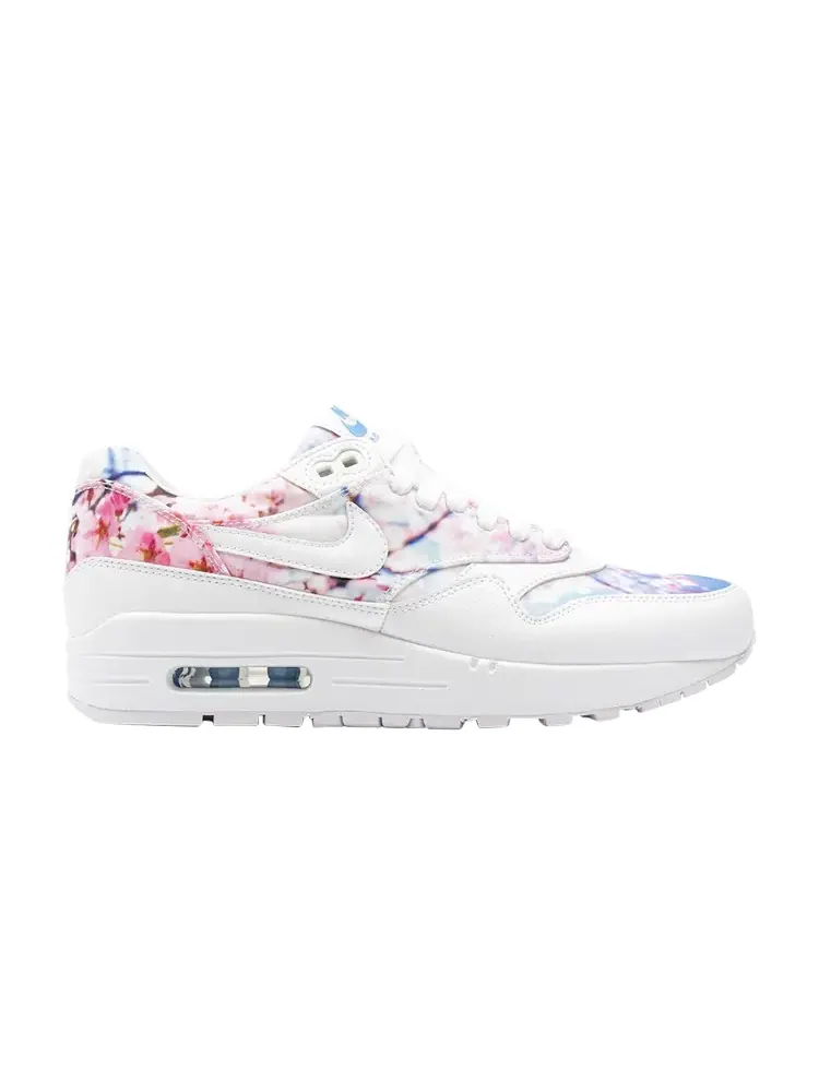 Кроссовки Nike Wmns Air Max 1 Print 'Cherry Blossom' — изображение 1 из 1, белый