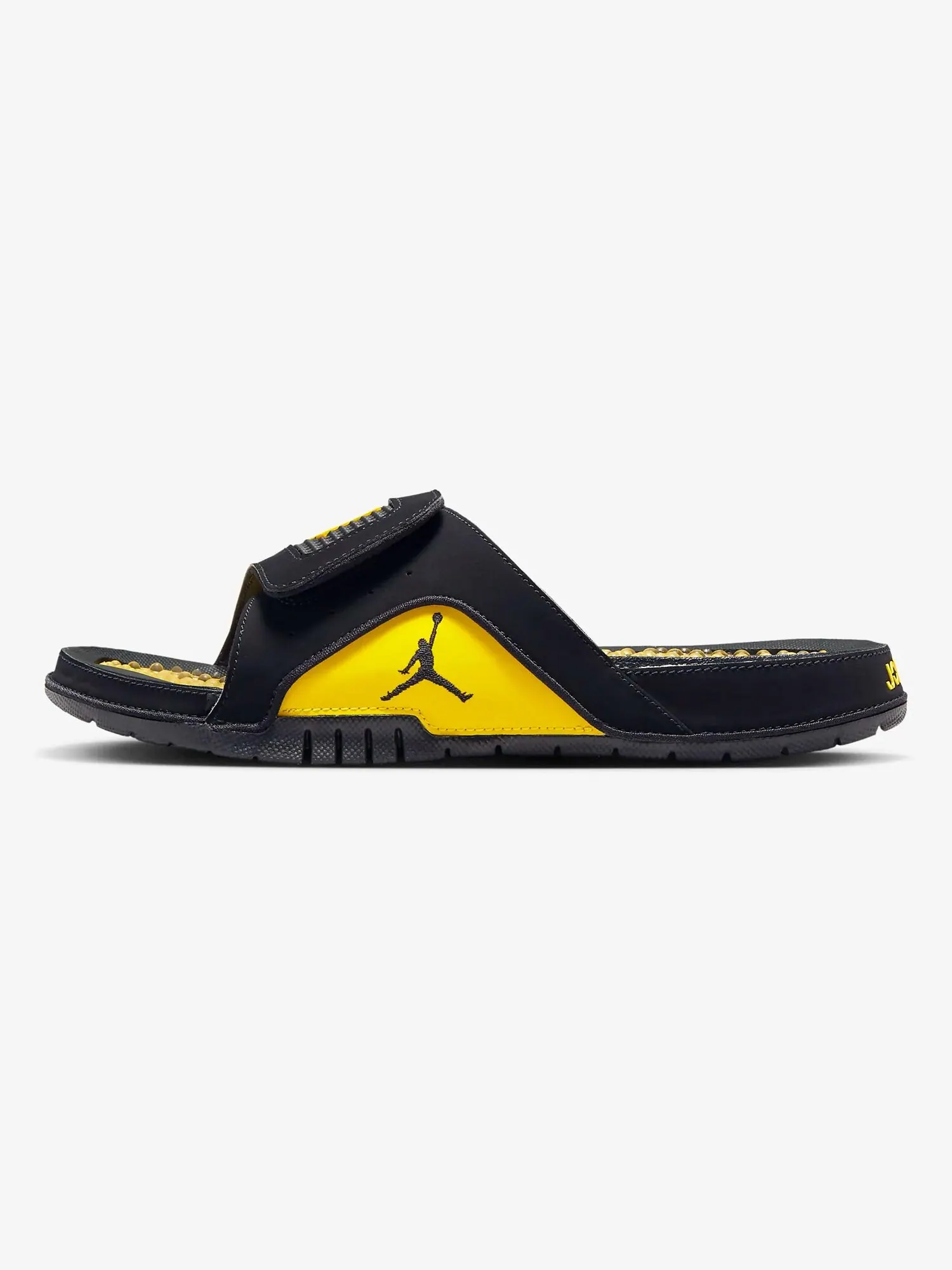 Шлепанцы Nike Jordan Hydro 4 Retro — изображение 2 из 5, черный/желтый