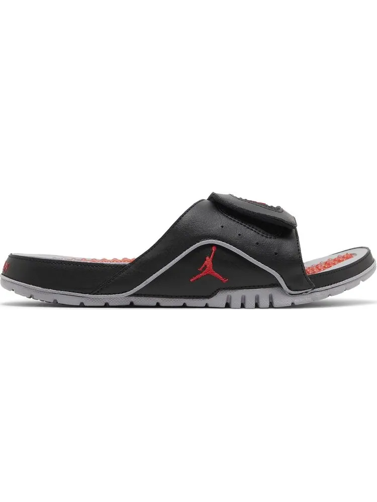 Кроссовки Jordan Hydro 4 Retro Slide 'Black Cement' — изображение 1 из 4, черный