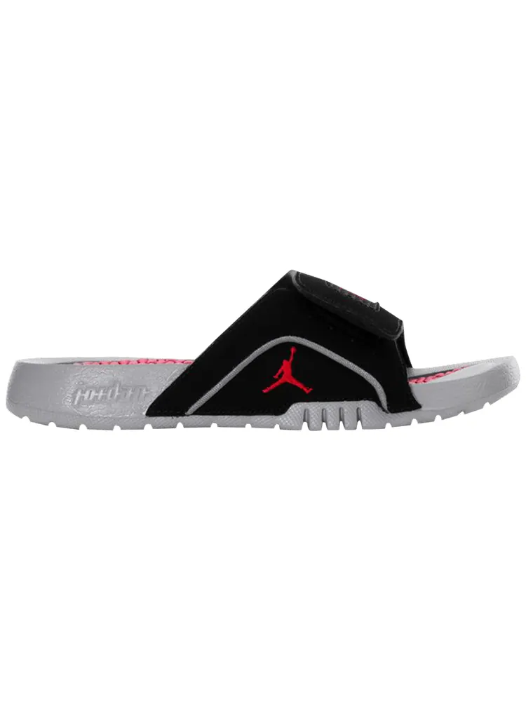 Шлепанцы Air Jordan Jordan Hydro 4 Retro Slide GS 'Black Cement Grey' — изображение 1 из 1, черный