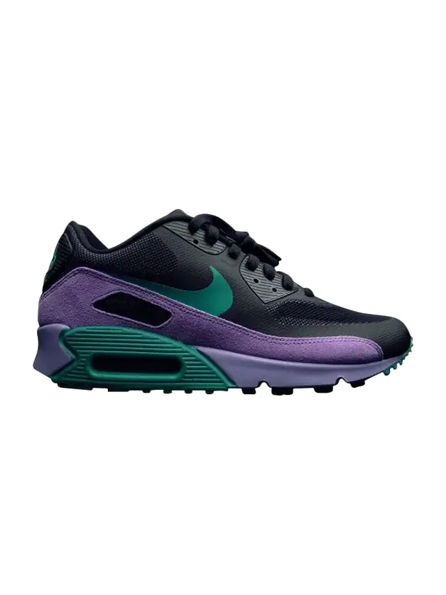 Кроссовки Nike Air Max 90 Premium 'Black Stadium Green Violet' — изображение 1 из 1, фиолетовый