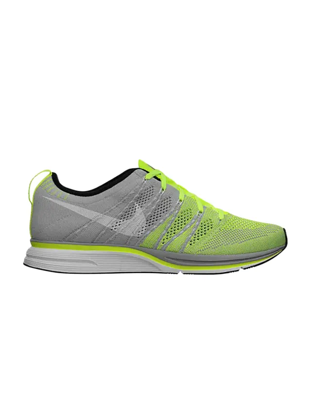 Кроссовки Nike Flyknit Trainer + 'Volt White' — изображение 1 из 4, зеленый