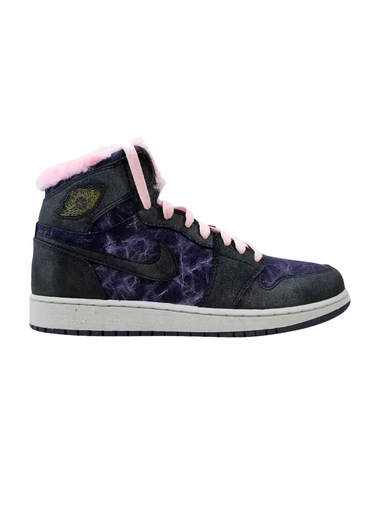 Кроссовки Air Jordan 1 Retro Hi Prem GS 'Imperial Purple' — изображение 1 из 1, фиолетовый
