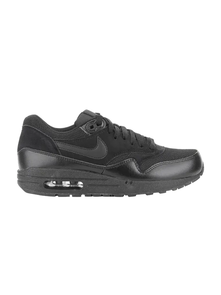 Кроссовки Nike Air Max 1 Essential 'Triple Black' — изображение 1 из 1, черный/черный