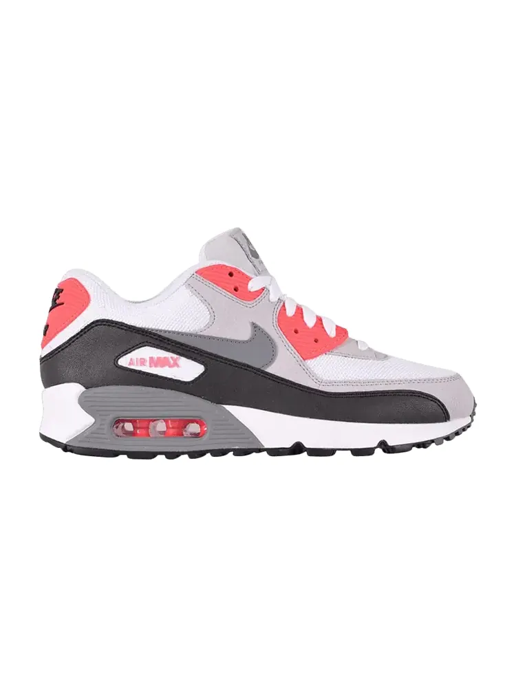 Кроссовки Nike Air Max 90 Essential — изображение 1 из 1, белый/серый-серый-черный