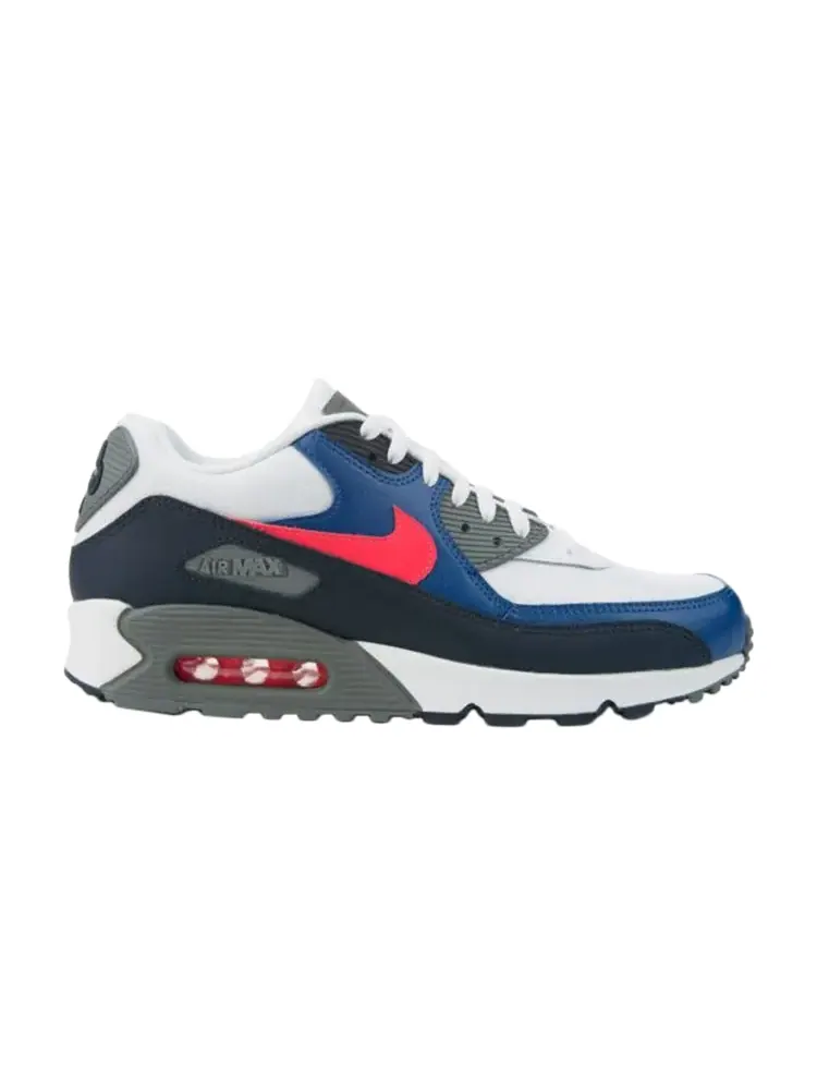 Кроссовки Nike Air Max 90 Essential 'White Solar Red Obsidian' — изображение 1 из 1, белый