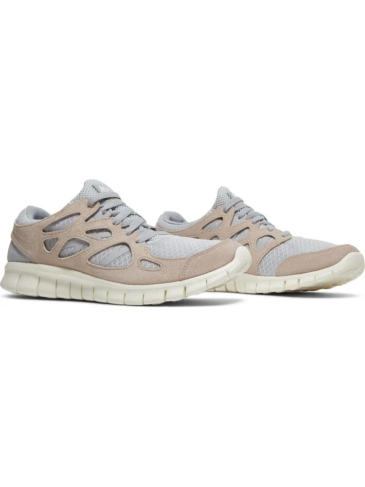 Кроссовки Nike Free Run 2 'Wolf Grey Fossil Stone' — изображение 8 из 8, серый