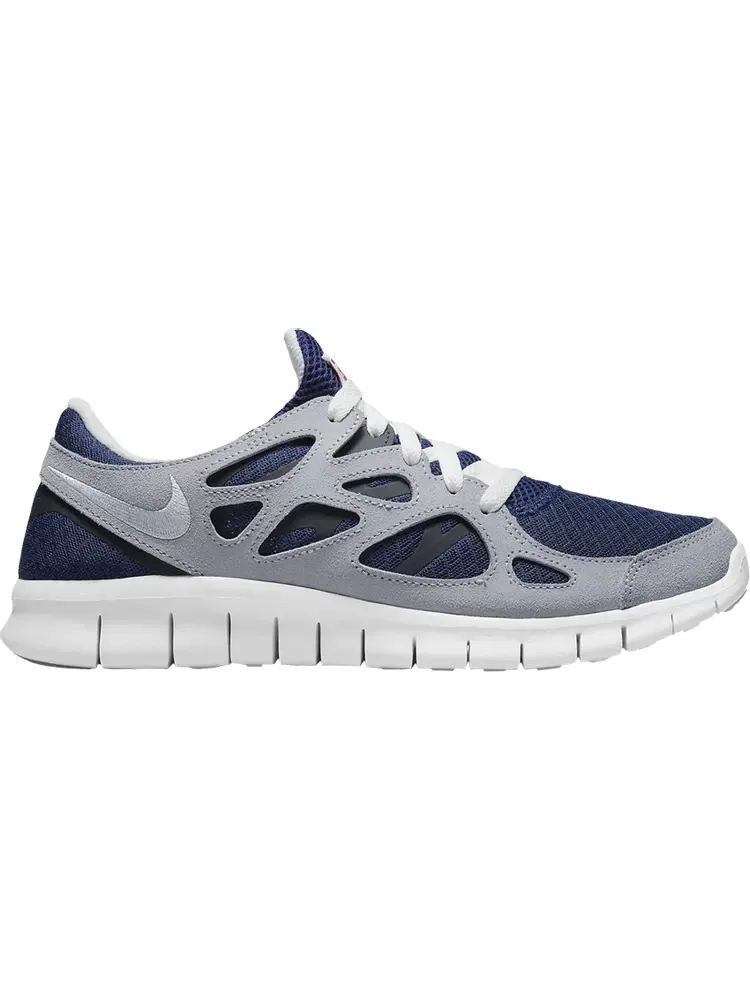 Кроссовки Nike Free Run 2 'Midnight Navy Wolf Grey' — изображение 1 из 1, синий
