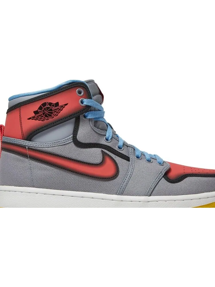 Кроссовки AJKO Retro Hi RTTG Barcelona — изображение 2 из 8, серый