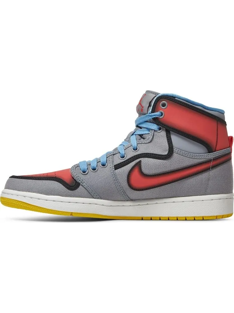 Кроссовки AJKO Retro Hi RTTG Barcelona — изображение 3 из 8, серый