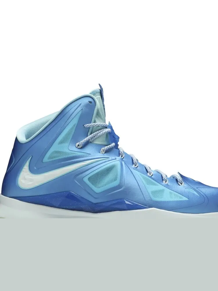Кроссовки Nike LeBron 10+ Sport Pack 'Blue Diamond' — изображение 2 из 4, синий