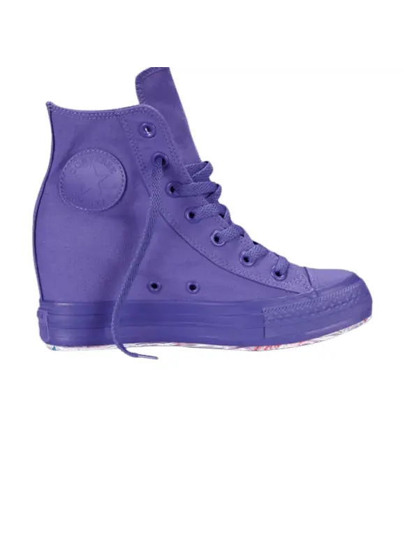 Кроссовки Converse Wmns Chuck Taylor Platform Plus Wedge Hi 'Purple' — изображение 1 из 1, фиолетовый