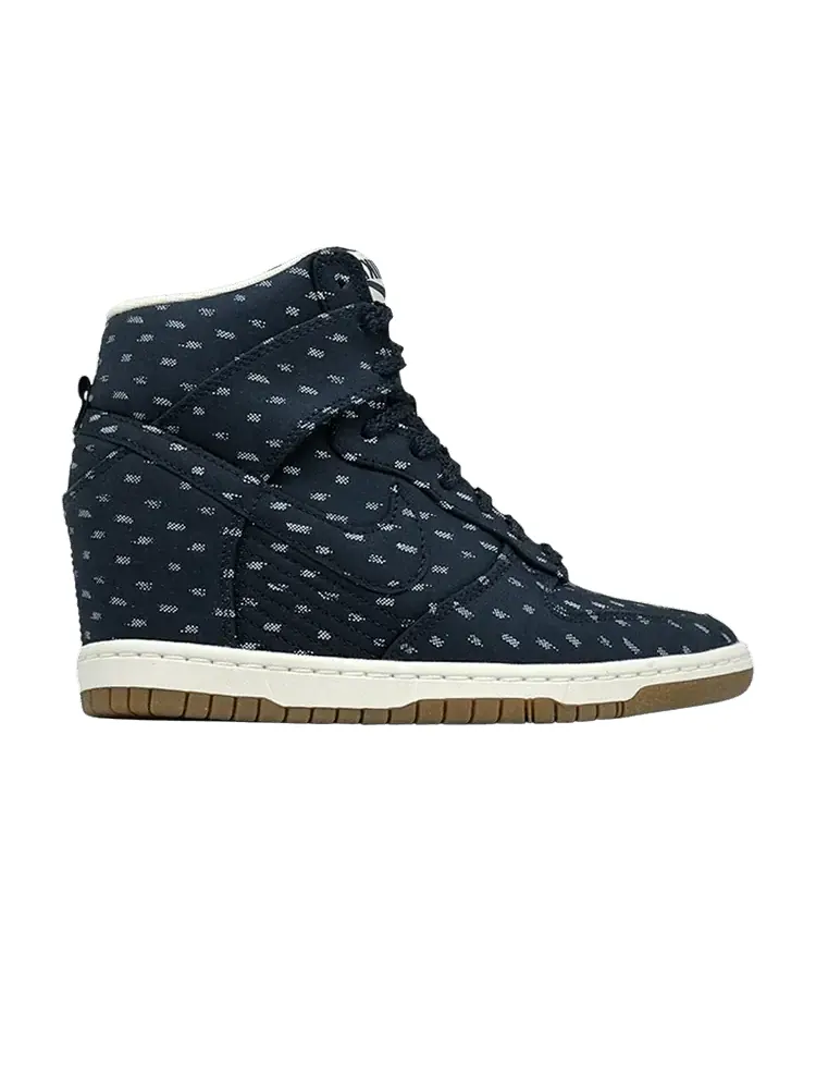 Кроссовки Nike Wmns Dunk Sku Hi Print — изображение 1 из 1, обсидиан