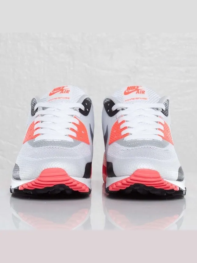 Кроссовки Nike Air Max 90 Hyperfuse 'Infrared' — изображение 3 из 4, белый