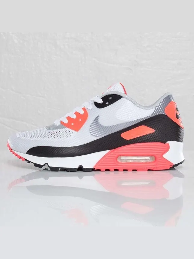 Кроссовки Nike Air Max 90 Hyperfuse 'Infrared' — изображение 4 из 4, белый