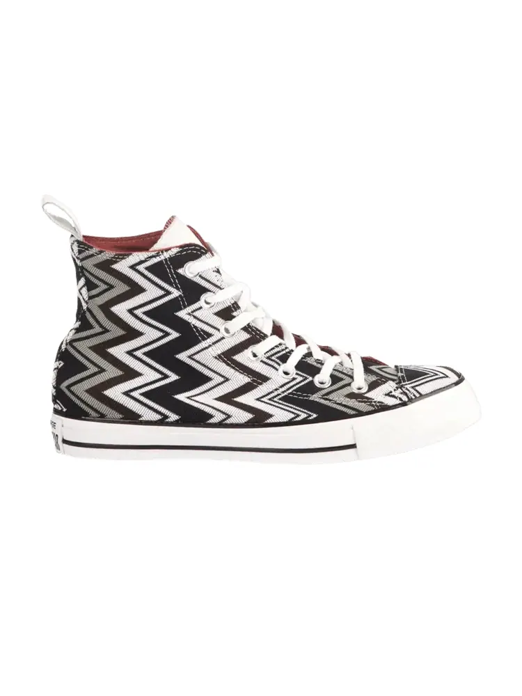 Кроссовки Converse Missoni x Wmns Chuck Taylor All Star High 'Zigzag - Egret' — изображение 1 из 1, черный