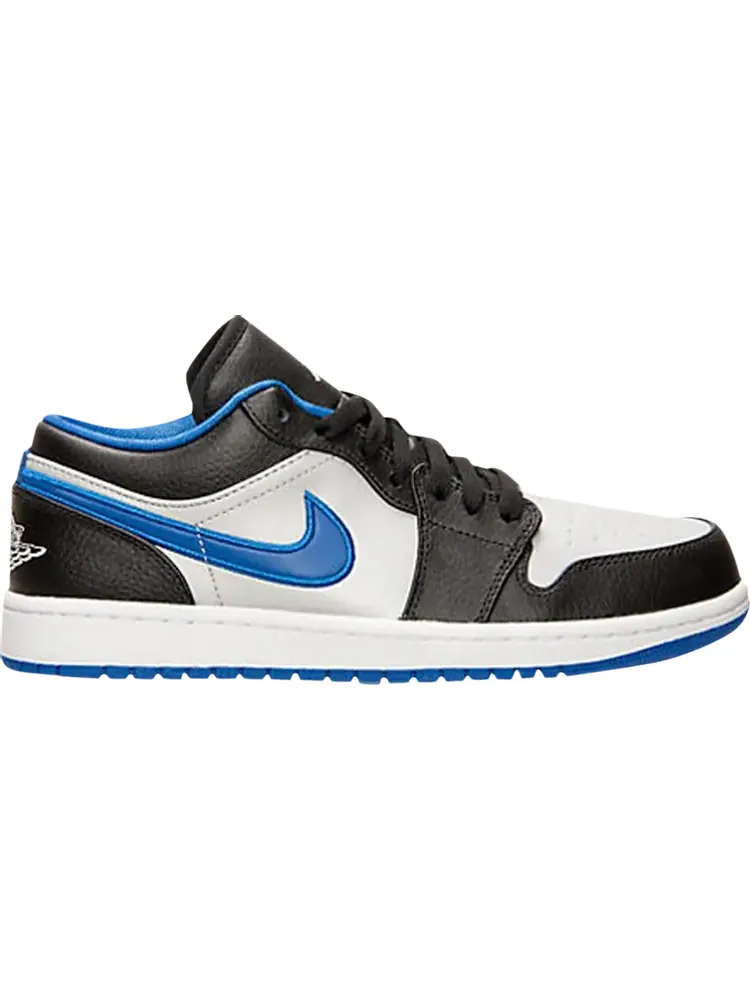 Кроссовки Air Jordan 1 Low Black Game Royal — изображение 1 из 1, черный