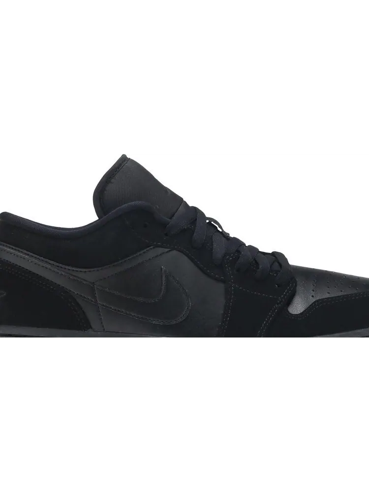 Кроссовки Air Jordan 1 Retro Low Triple 2015 — изображение 2 из 8, черный