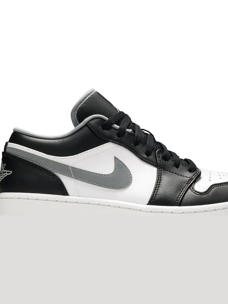 Кроссовки Air Jordan 1 Low Black/Medium Grey — изображение 2 из 8, черный