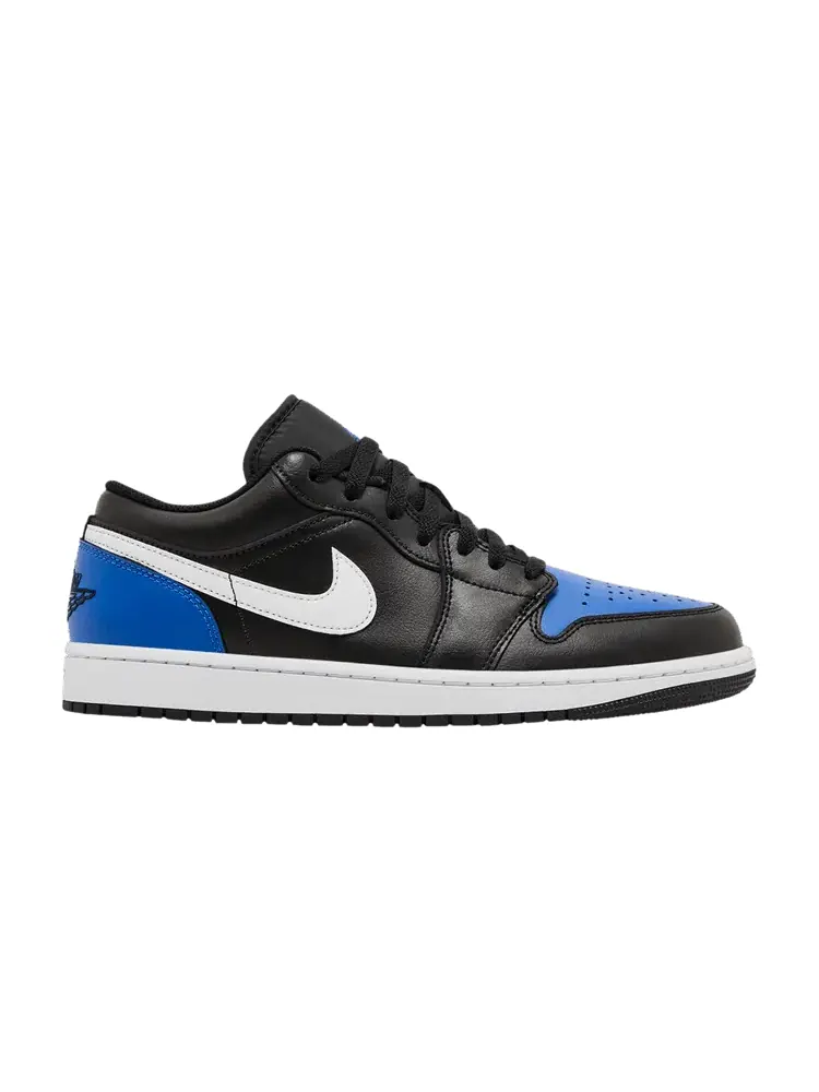 Кроссовки Air Jordan Air Jordan 1 Low 'Black Royal Toe' — изображение 1 из 9, черный/белый