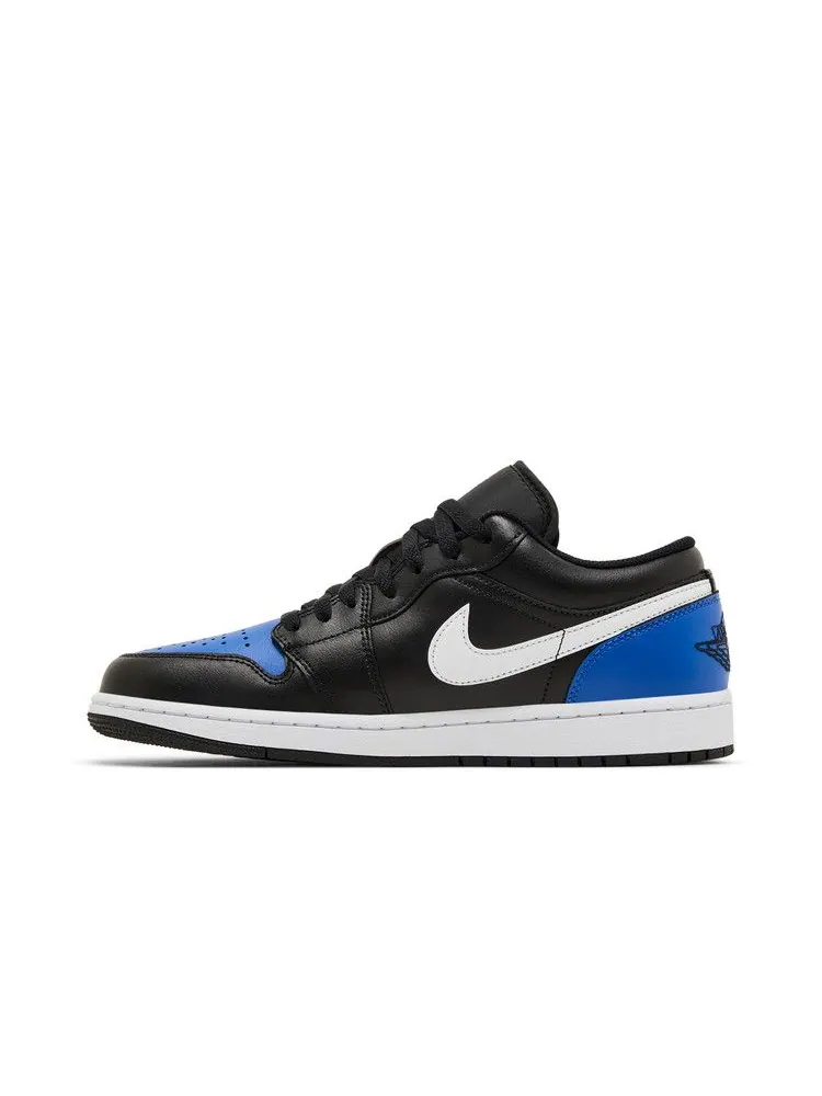 Кроссовки Air Jordan Air Jordan 1 Low 'Black Royal Toe' — изображение 4 из 9, черный/белый