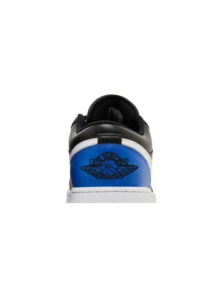 Кроссовки Air Jordan Air Jordan 1 Low 'Black Royal Toe' — изображение 8 из 9, черный/белый