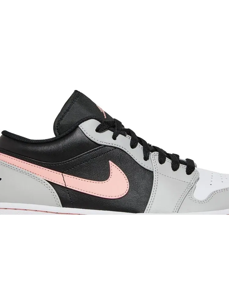 Кроссовки Air Jordan 1 Low Grey Fog Bleached Coral — изображение 2 из 8, черный