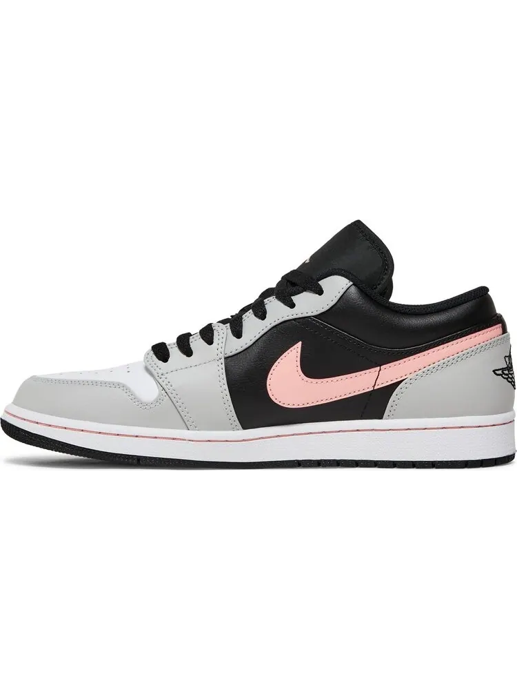 Кроссовки Air Jordan 1 Low Grey Fog Bleached Coral — изображение 3 из 8, черный
