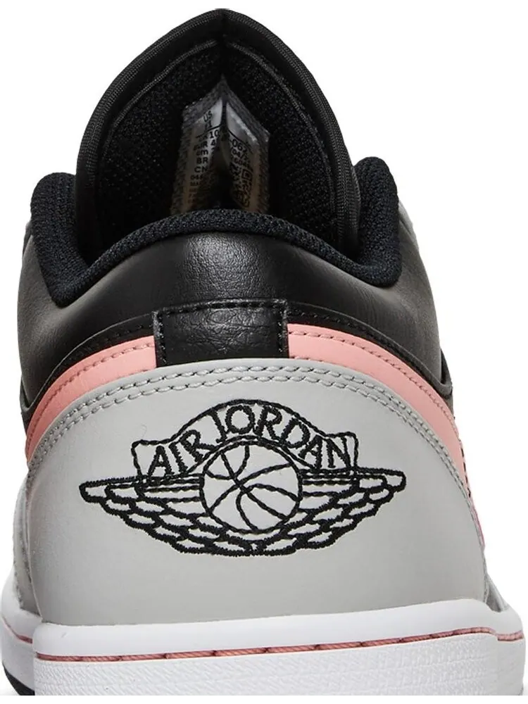 Кроссовки Air Jordan 1 Low Grey Fog Bleached Coral — изображение 7 из 8, черный