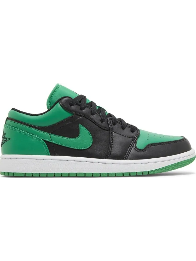 Кроссовки Air Jordan 1 Low 'Black Lucky Green' — изображение 1 из 4, зеленый