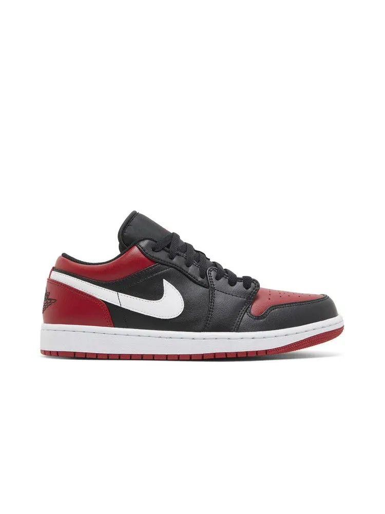 Кроссовки Air Jordan Air Jordan 1 Low 'Alternate Bred Toe' — изображение 2 из 9, черный/красный/белый