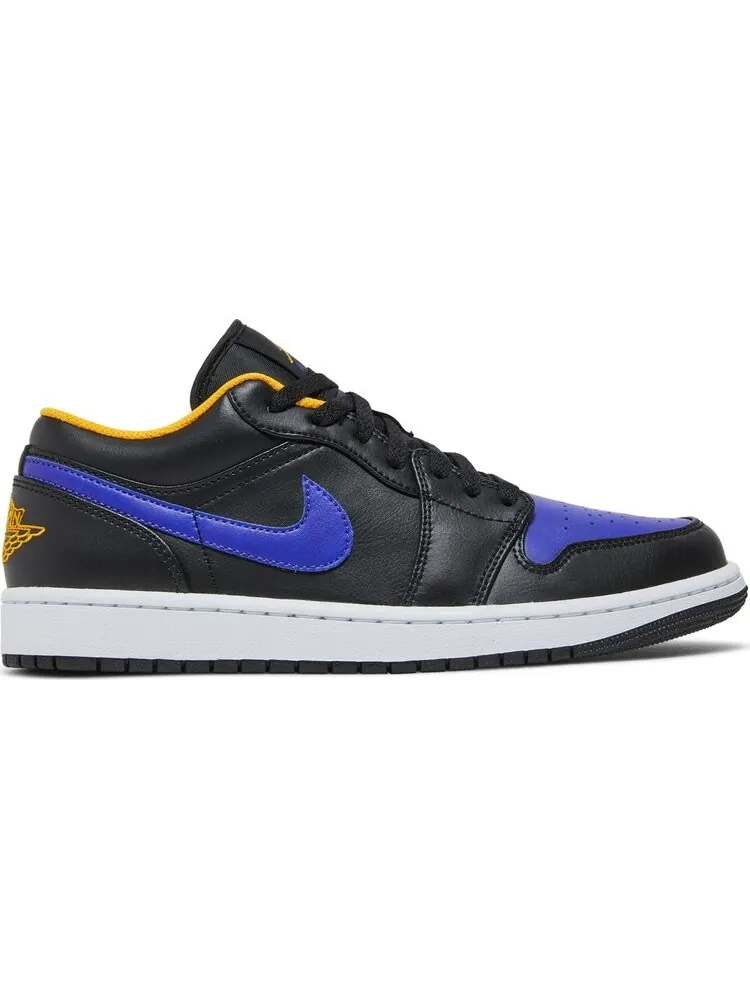 Кроссовки Air Jordan 1 Low Lakers — изображение 1 из 8, черный