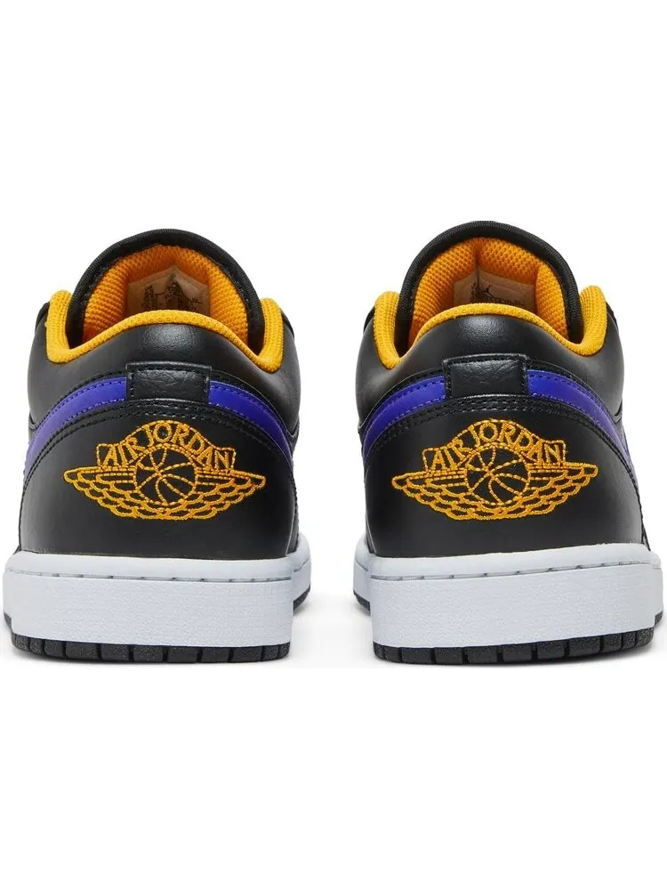 Кроссовки Air Jordan 1 Low Lakers — изображение 6 из 8, черный