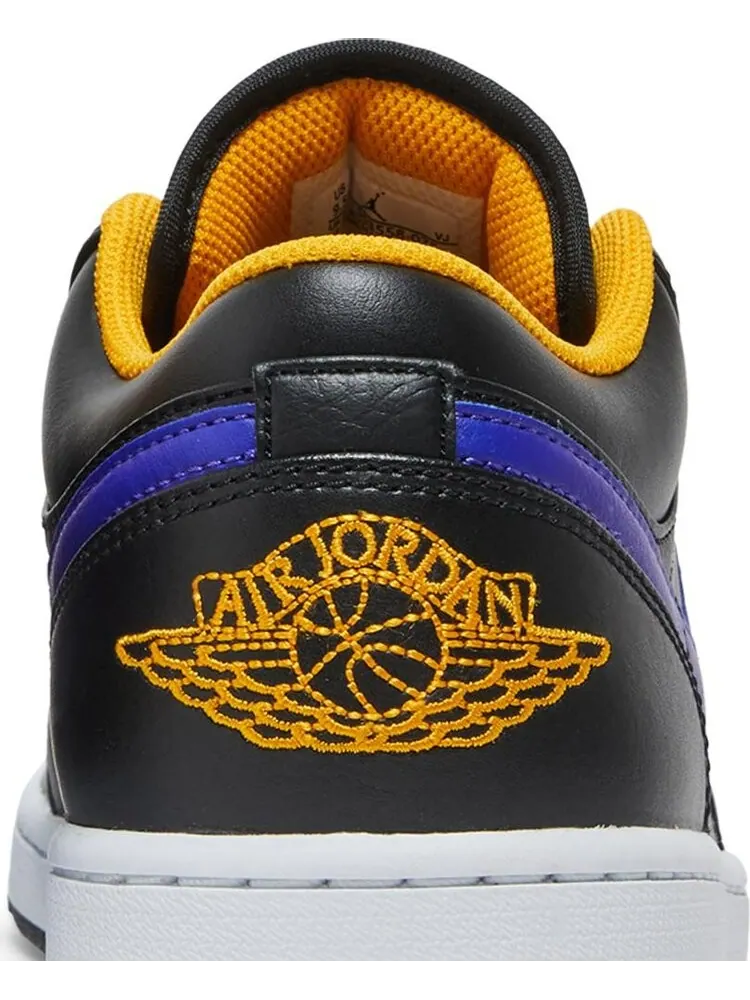 Кроссовки Air Jordan 1 Low Lakers — изображение 7 из 8, черный