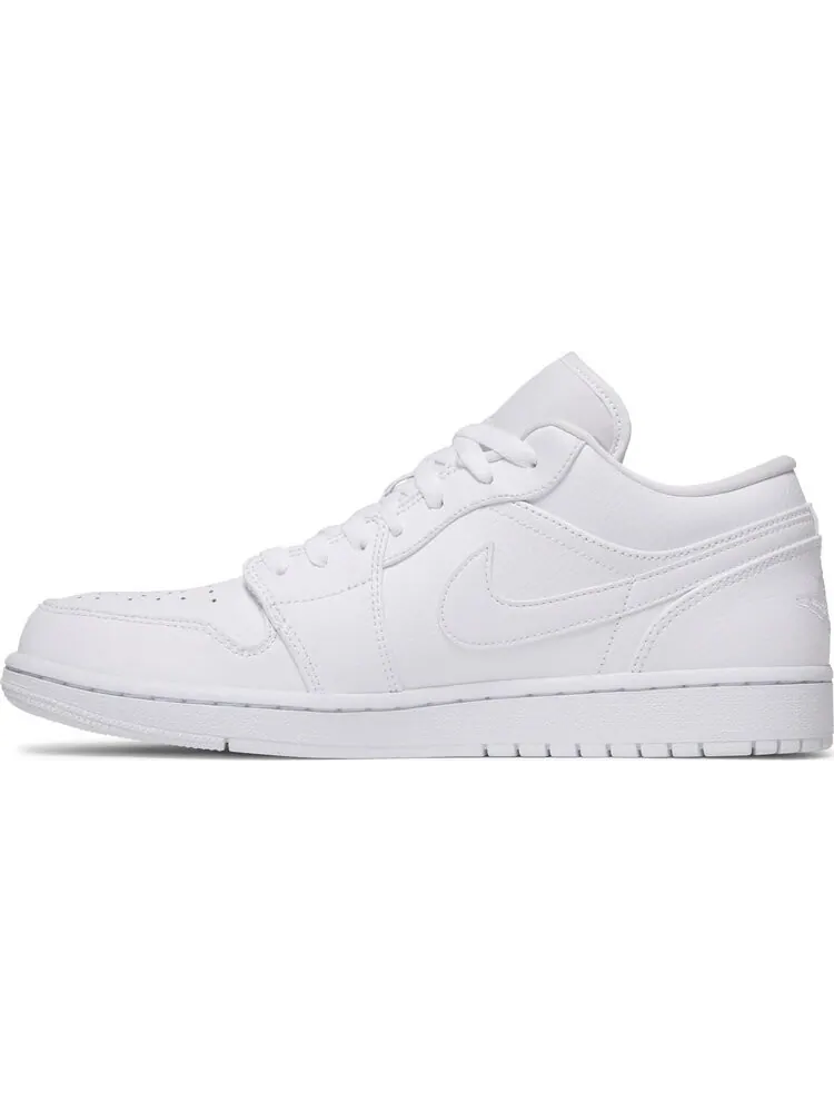 Кроссовки Air Jordan 1 Low Triple White — изображение 3 из 8, белый