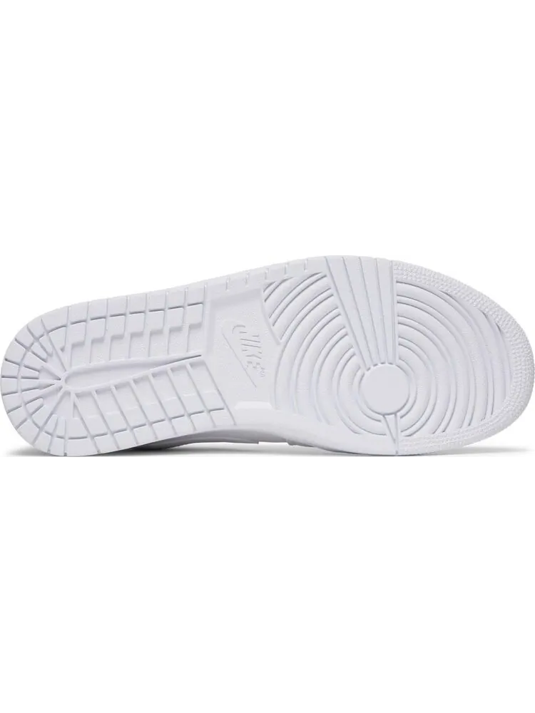 Кроссовки Air Jordan 1 Low Triple White — изображение 4 из 8, белый