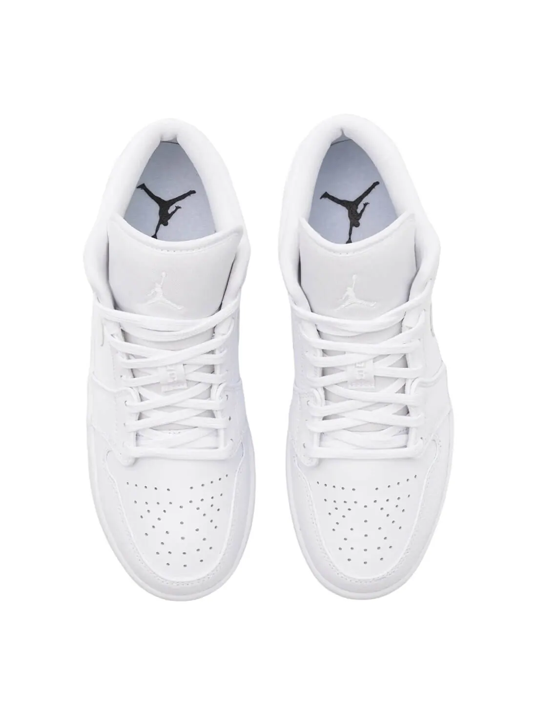 Кроссовки Nike Air Jordan 1 Low White — изображение 3 из 6, белый