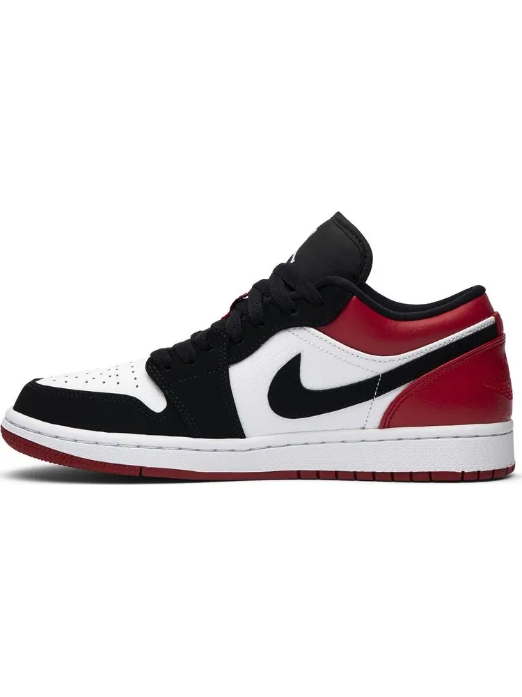 Кроссовки Air Jordan 1 Low Black Toe — изображение 3 из 8, красный