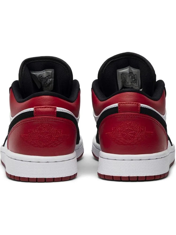 Кроссовки Air Jordan 1 Low Black Toe — изображение 6 из 8, красный