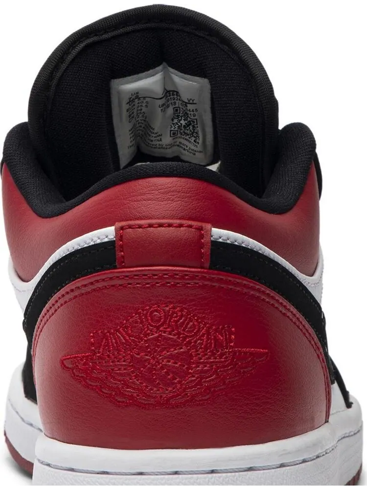 Кроссовки Air Jordan 1 Low Black Toe — изображение 7 из 8, красный
