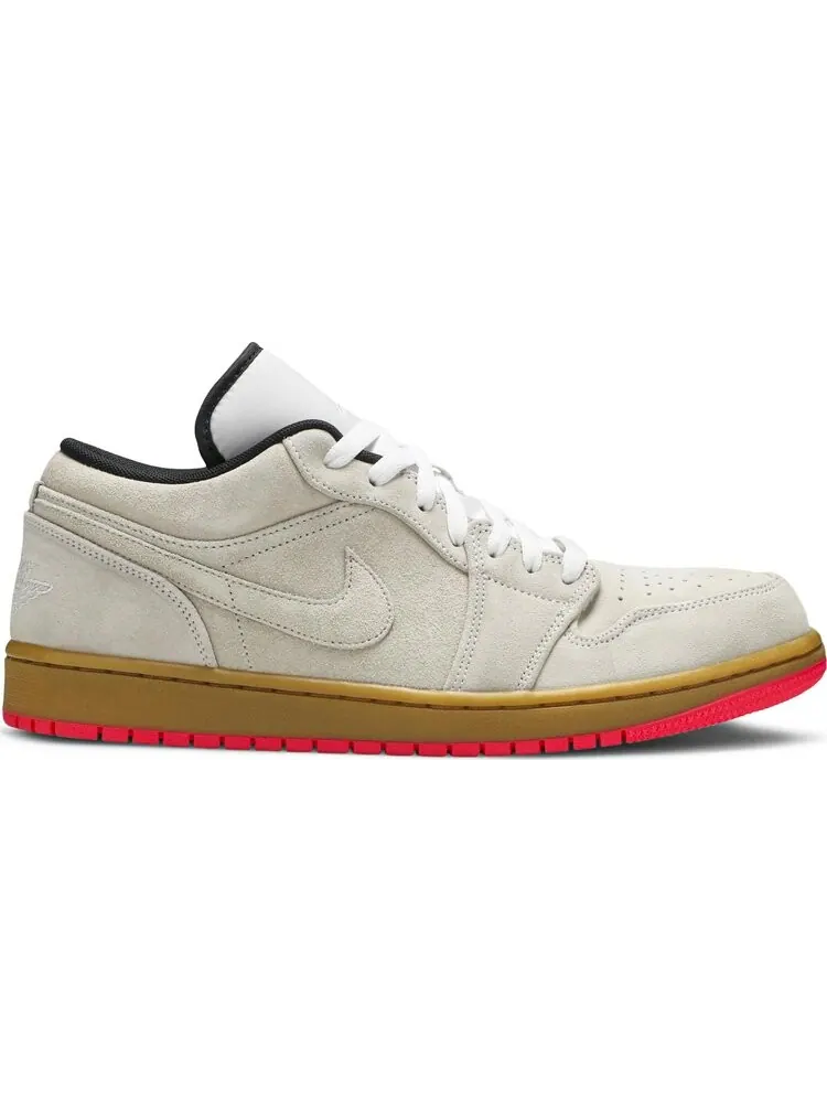 Кроссовки Air Jordan 1 Low White Gym Yellow — изображение 1 из 8, коричневый