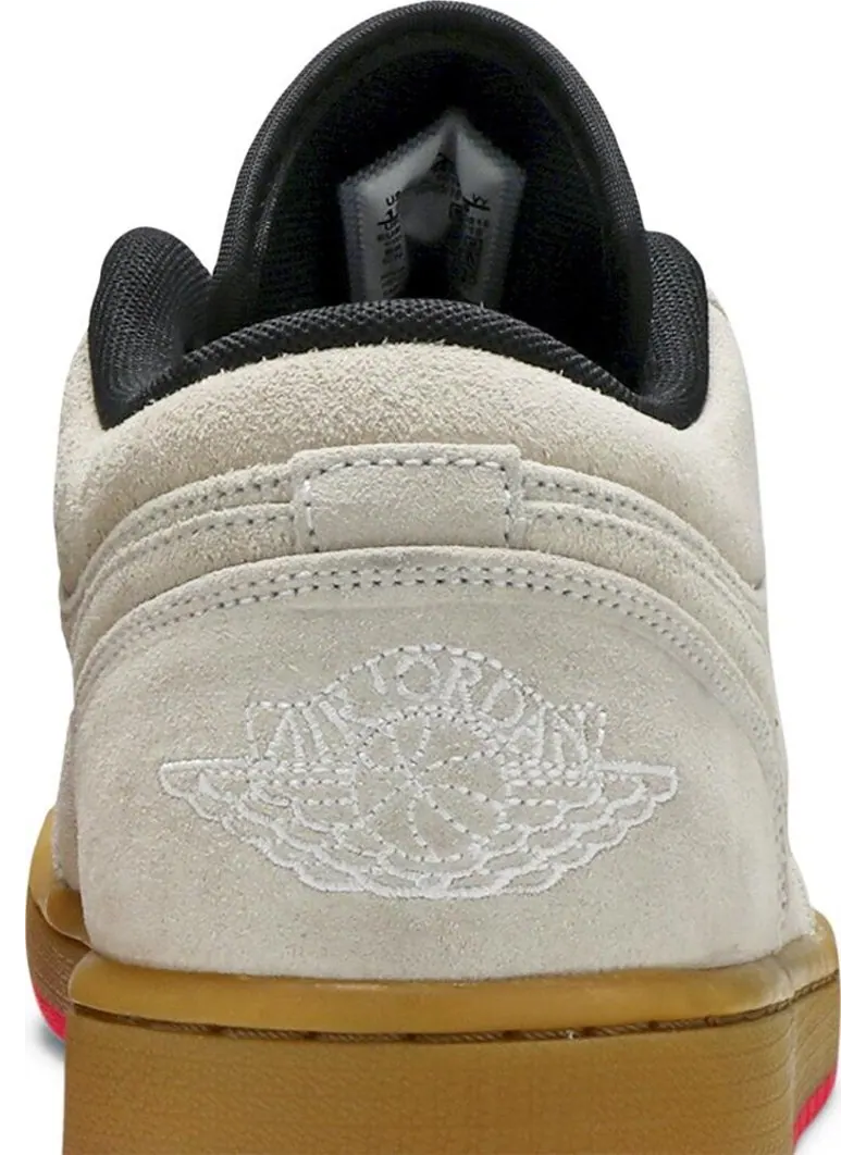 Кроссовки Air Jordan 1 Low White Gym Yellow — изображение 7 из 8, коричневый