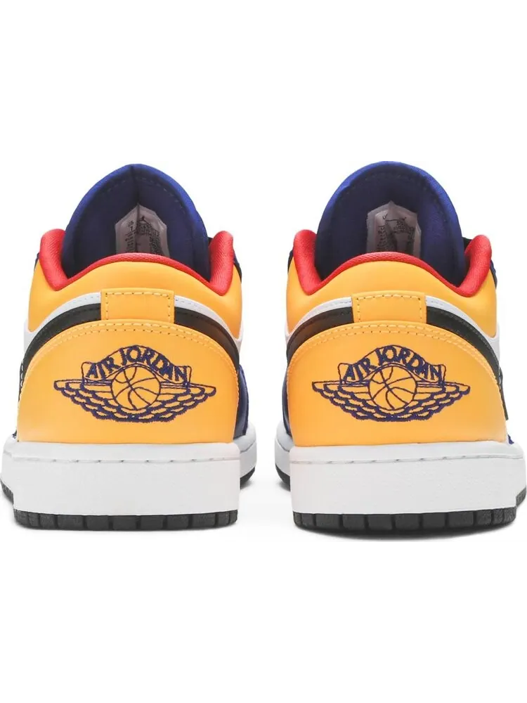 Кроссовки Air Jordan 1 Low White Deep Royal Blue — изображение 6 из 8, синий