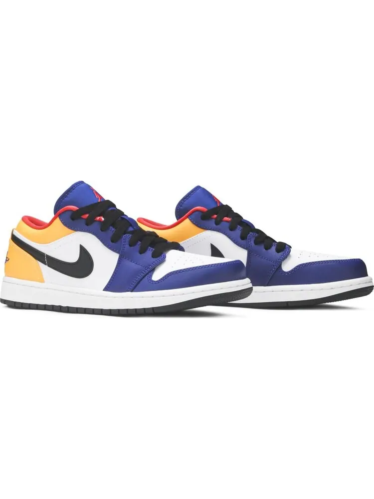 Кроссовки Air Jordan 1 Low White Deep Royal Blue — изображение 8 из 8, синий