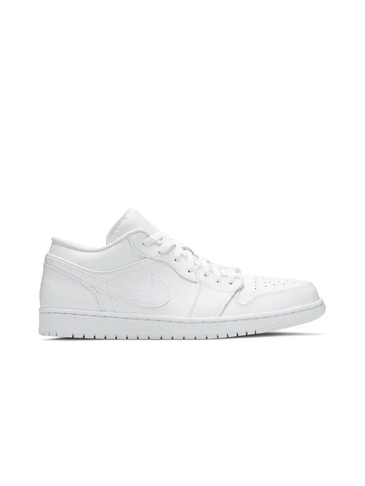Кроссовки Air Jordan Air Jordan 1 Low 'Triple White' — изображение 2 из 9, белый/белый/белый