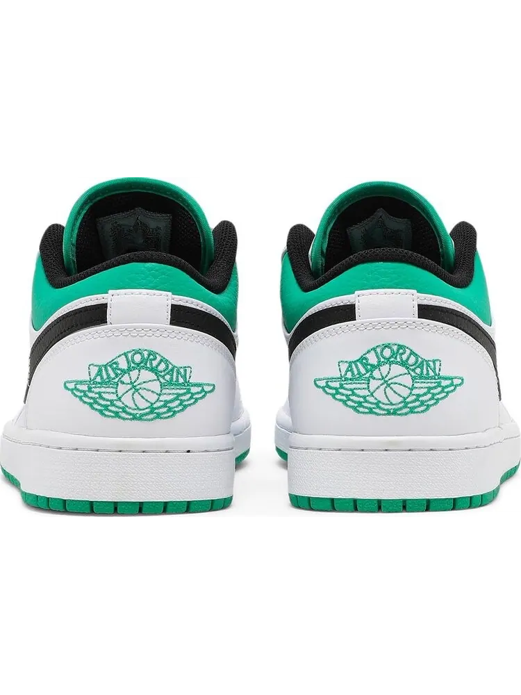 Кроссовки Air Jordan 1 Low White Lucky Green — изображение 6 из 8, белый