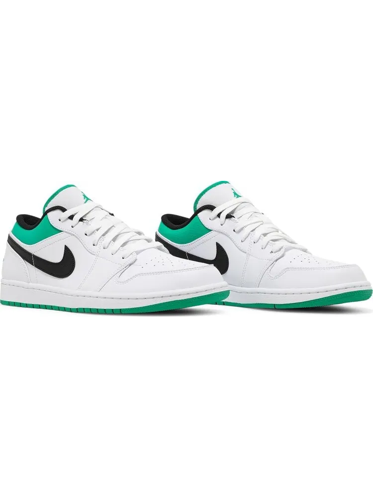 Кроссовки Air Jordan 1 Low White Lucky Green — изображение 8 из 8, белый