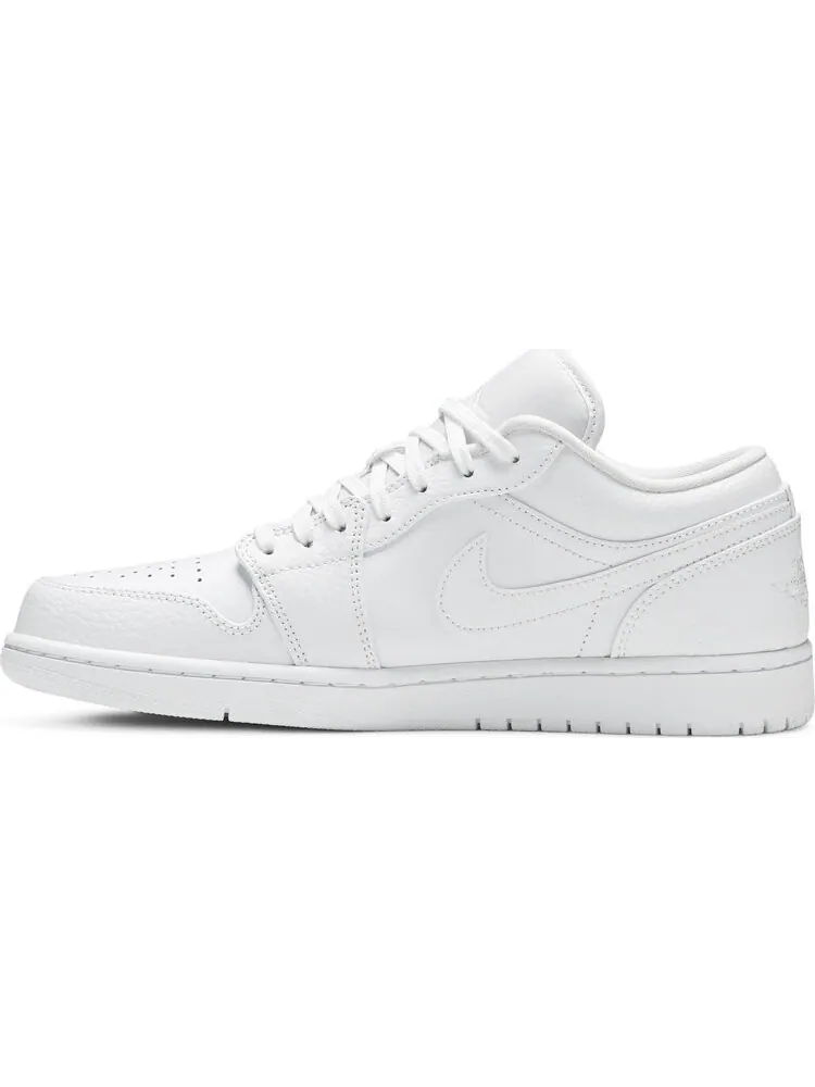 Кроссовки Air Jordan 1 Low Triple White — изображение 3 из 8, белый